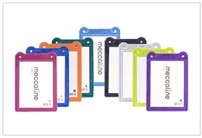 Color reflection name card in medium size