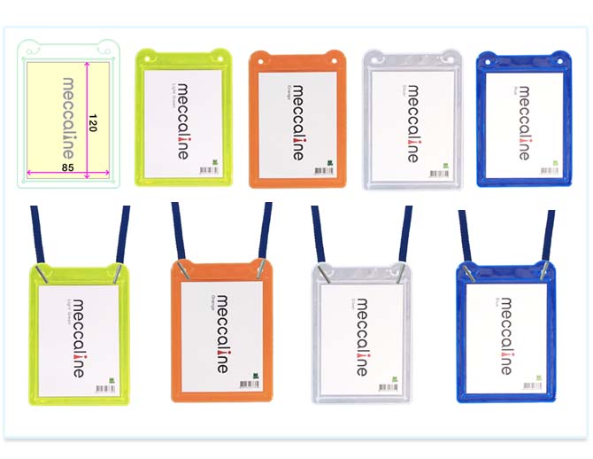 Color reflection name card in medium size