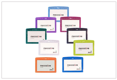 Color reflection name card in small size